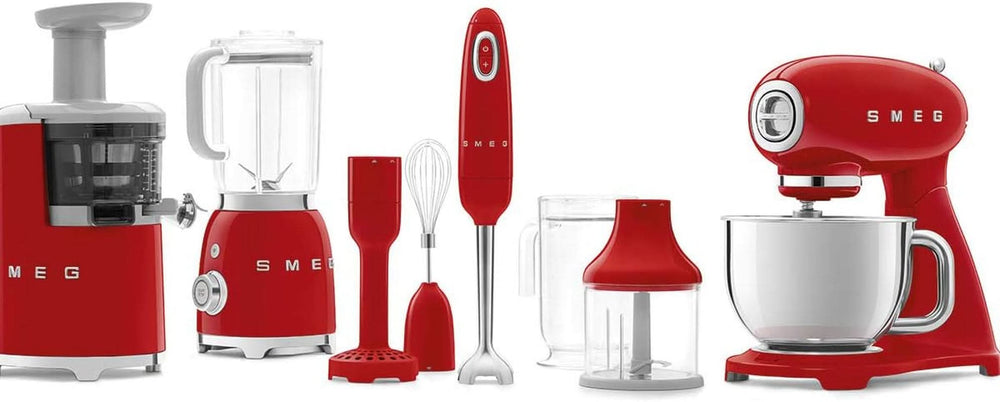 Smeg BLF01RDEU Mixer, Rot Mama si Copilul Naty Shop