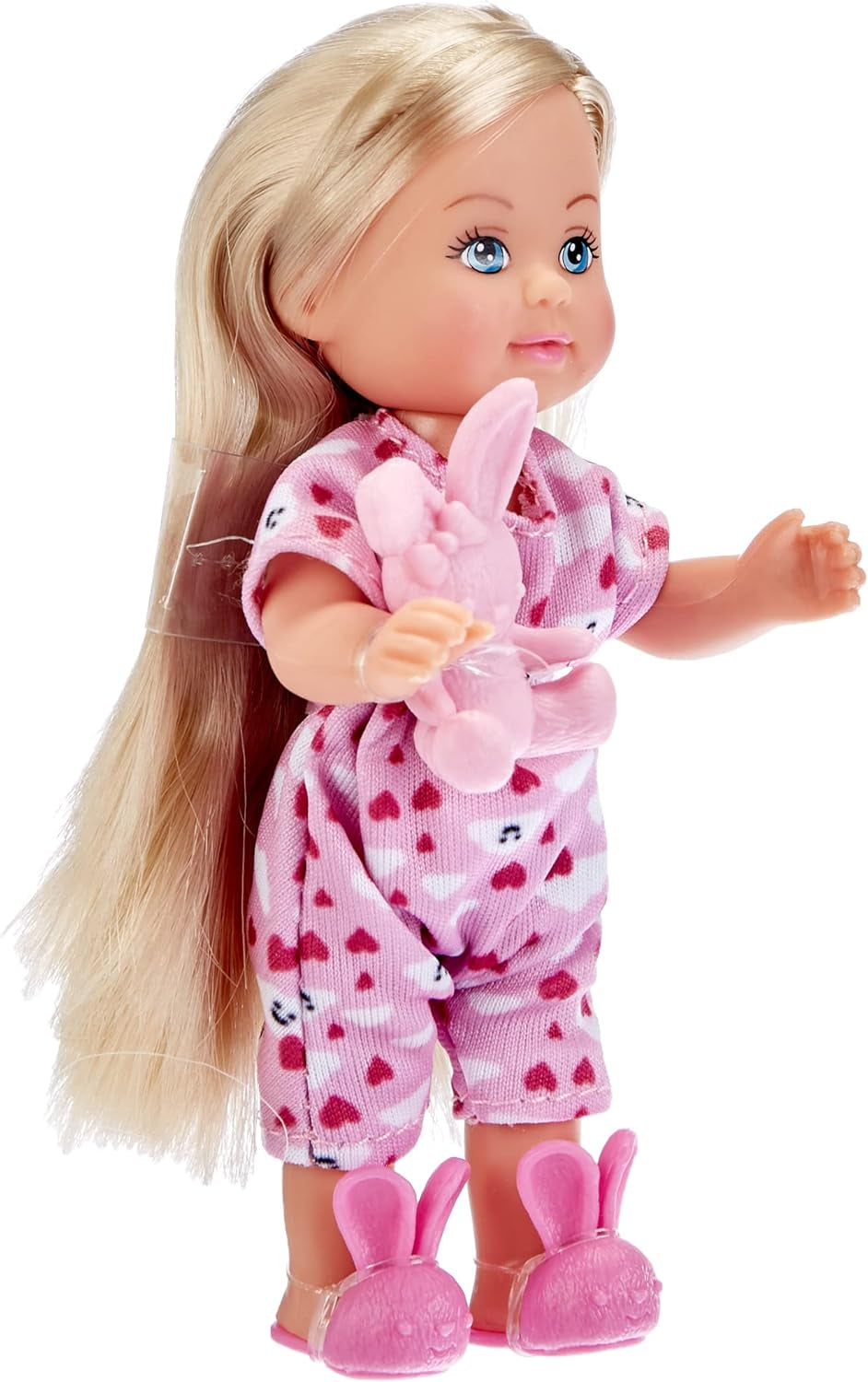 Simba 105733407 - Evi Love Get Well, Puppe mit Windpocken, mit Farbwechsel, beleértve Schwamm zum gesund Machen, mit Bett, Ankleidepuppe, 12 cm, für Kinder ab 3 Jahren