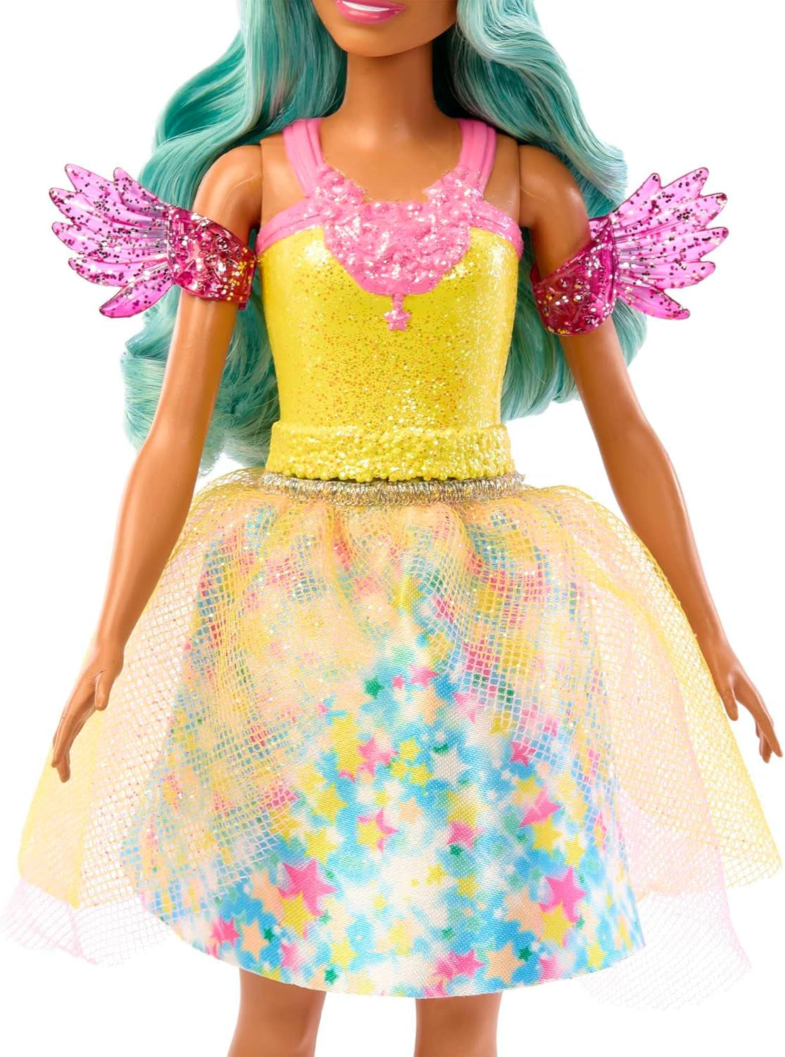 Barbie Ein Verborgener Zauber – Teresa Puppe mit märchenhaftem Outfit, gewelltes Haar und Kamm für Frisierspaß, für Kinder ab 3 Jahren, HLC36