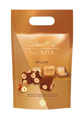 Lindt NUXOR, Ciocolată Gianduja cremoasă cu alune prăjite integrale, 700 grame Bomboane de Ciocolata Naty Shop Default Title