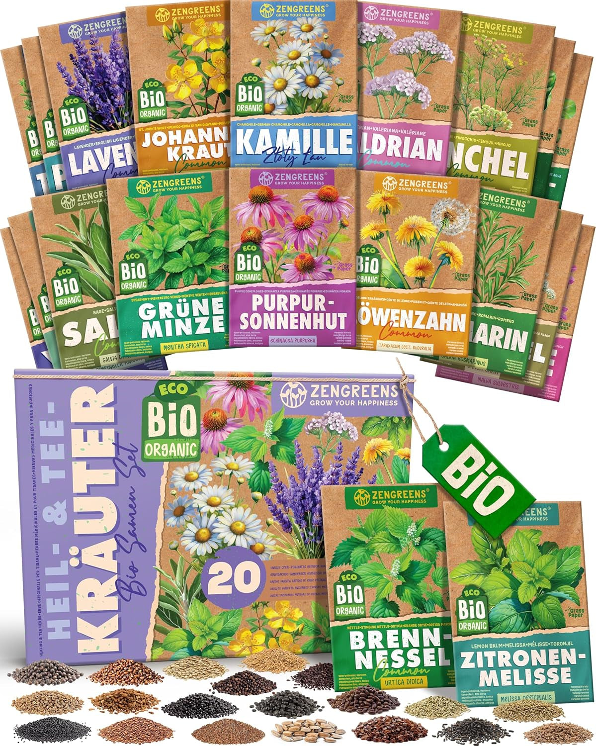 Bioparadicsommag 10-10 db-os paradicsommag készletben a kertben, erkélyen vagy magaságyásban történő egyszerű termesztéshez - Vetőmagok - Palánták