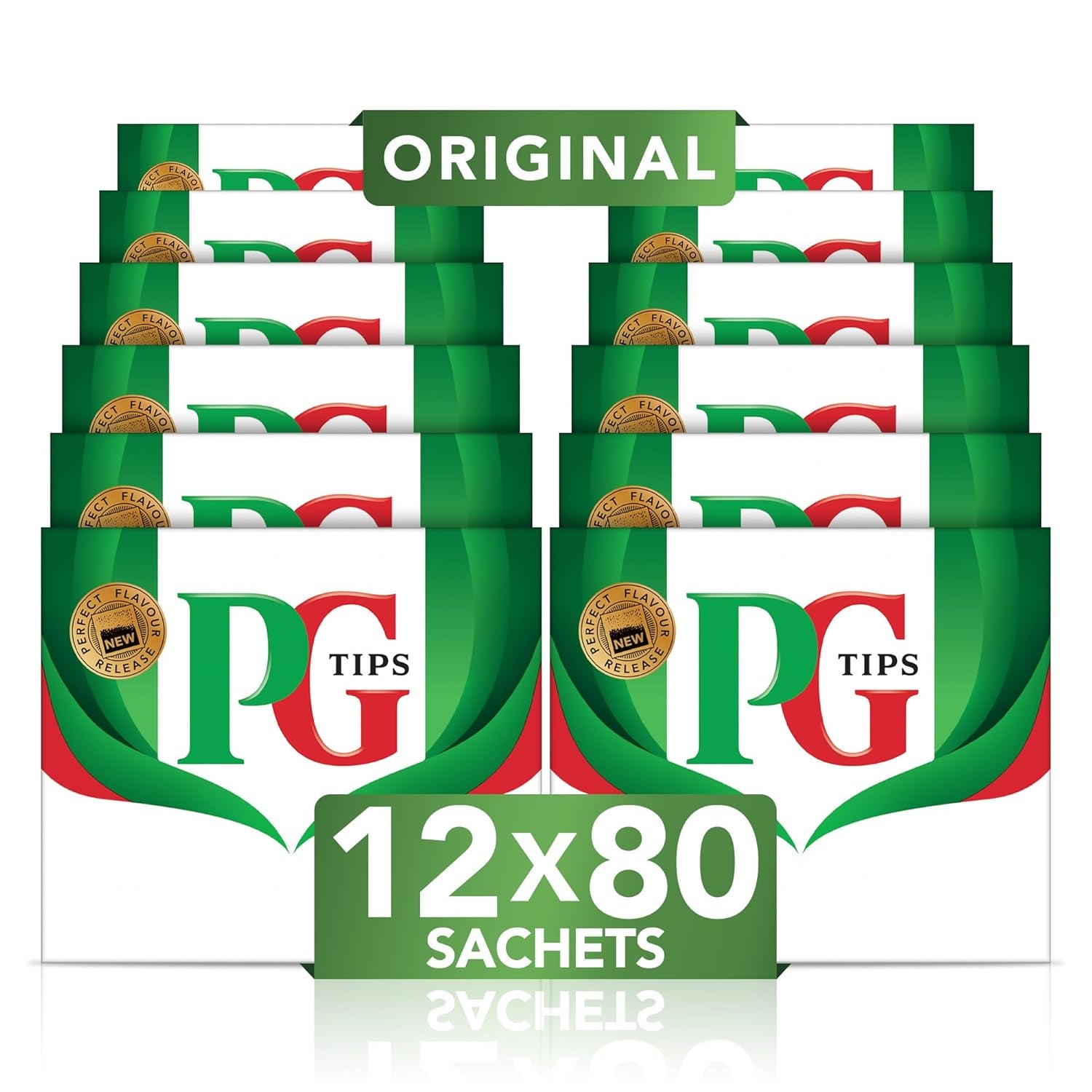 Pliculețe de ceai, original, ceai negru, cu cele mai fine și proaspete frunze de ceai, pentru consumul zilnic, pachet de 12 x 40 pliculețe, 480 pliculețe de ceai negru