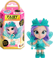 Craze Fairy In My Pocket | Fee Puppe mit Flügel, Fee Spielzeug zum Sammeln mit Spezialeffekten wie Glitzer, Leuchten im Dunkeln und Farbwechsel