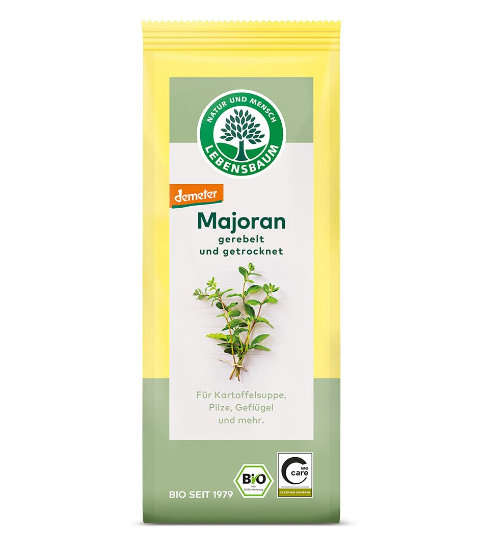 Lebensbaum Liebstöckel geschnitten, Bio-Gewürz mit würzigem Geschmack, Maggi-Kraut für Suppen, Marinaden, Fleisch- und Fisch-Gerichte, vegán, 15g