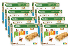 NESTLÉ CINI MINIS fahéjszeletek, teljes kiőrlésű kalcium ropogós snack, 8 csomag (egyenként 4 x 25 g)