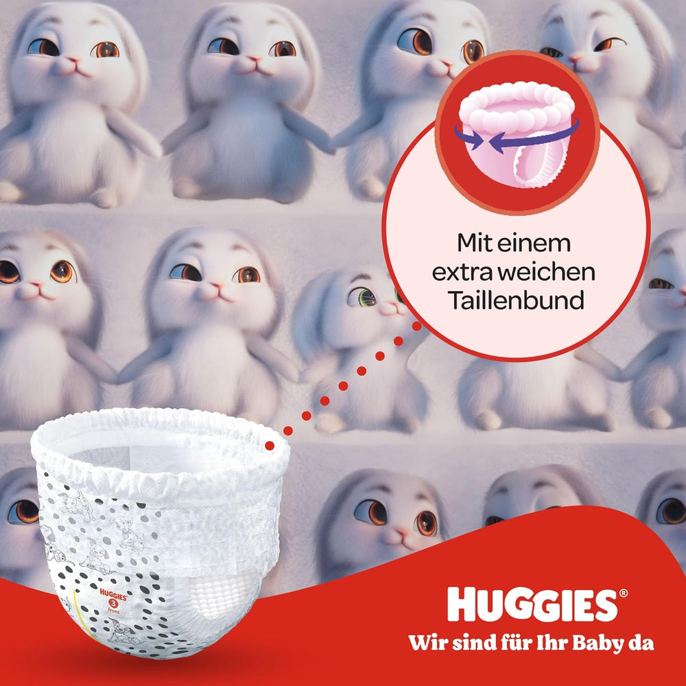 Huggies Little Movers Disney nadrág, 6-os méret, 96-os szám (2 x 48), havi doboz