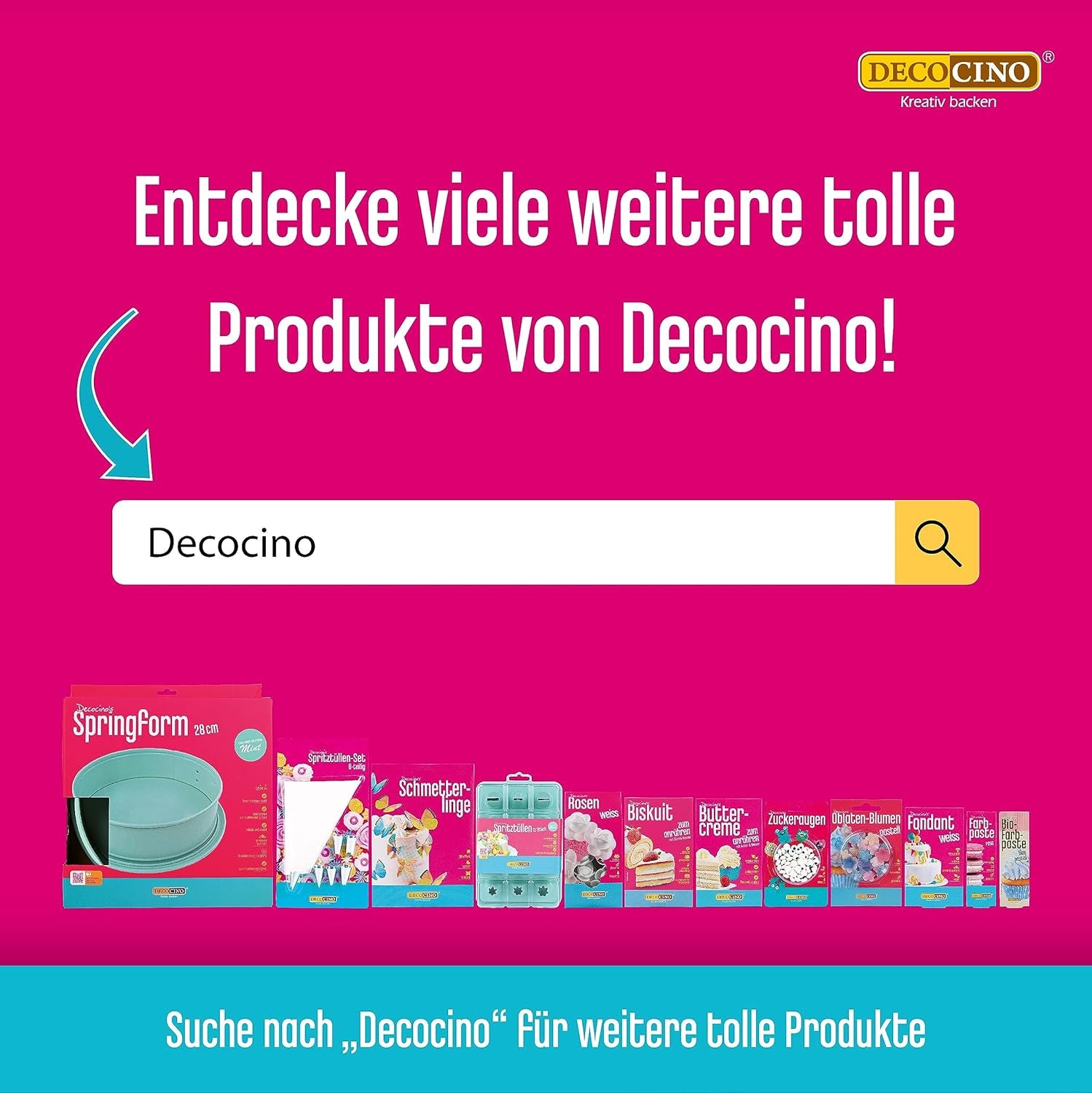 DECOCINO Ausrollstab – 3 részes, kb. 23 cm hosszú – antihaftbeschichter als Teigrolle zum Ausrollen von Marcipan, Blütenpaste, Roll-Fondant