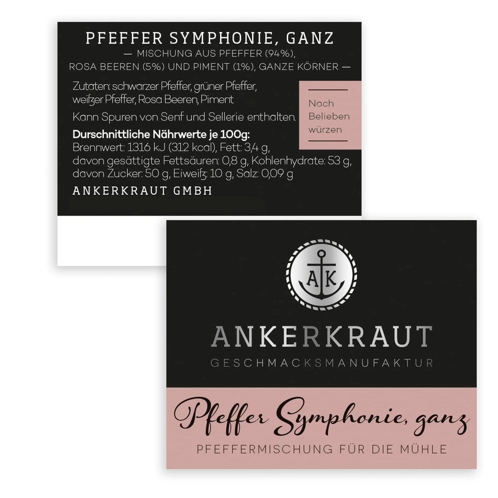 Ankerkraut Symphonie, paprikakeverék aromájú és ízű fűszerezéshez, 140 gramm Condiments Naty Shop