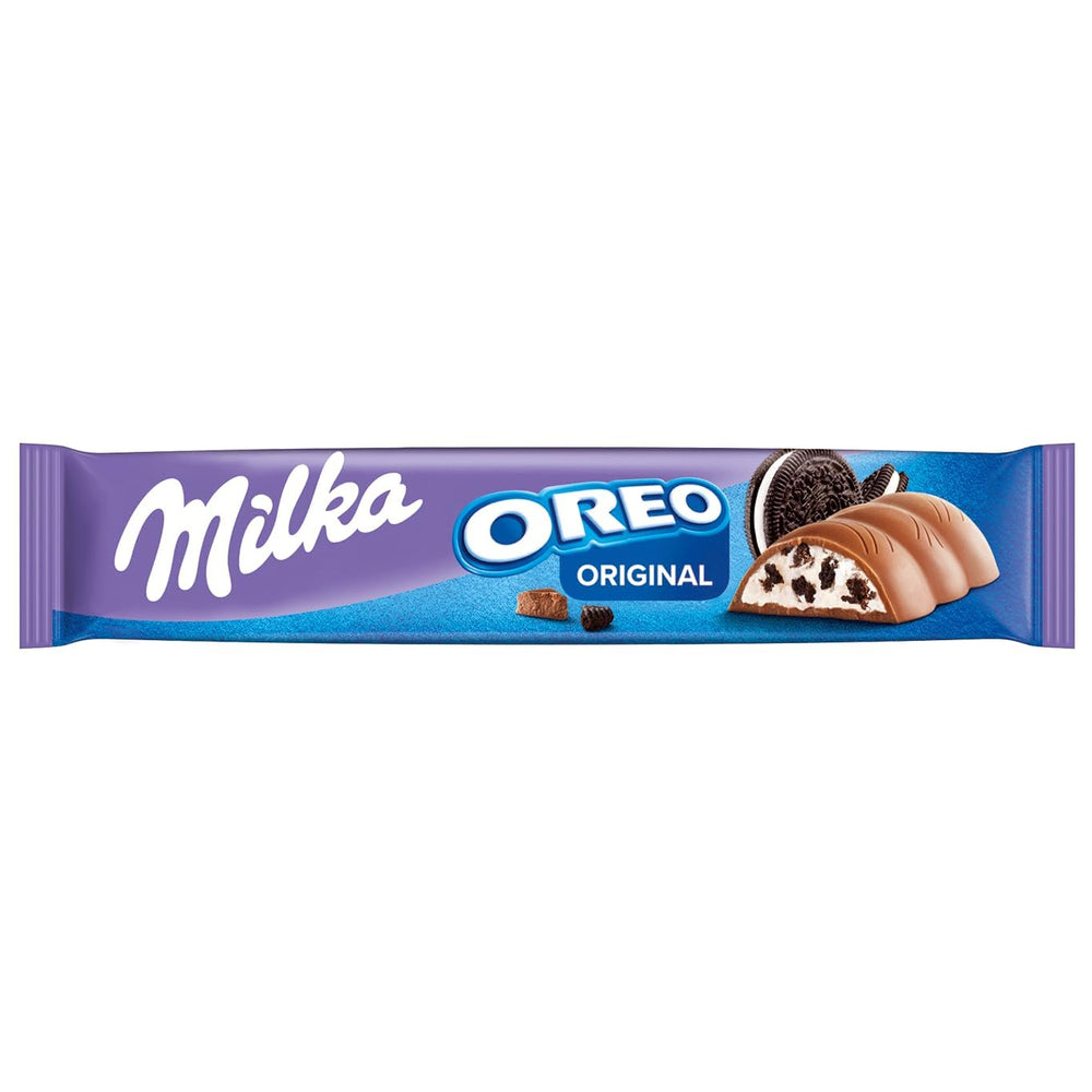 Milka Chocolate Bars – Alpesi tejcsokoládé kakaós keksz darabokkal és finom tejszínes töltelékkel – 36 x 37g