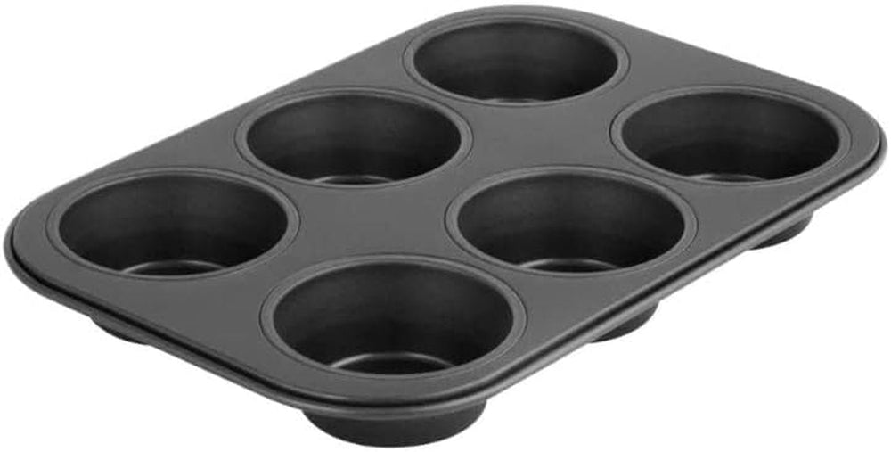 Zenker 6Er Muffinform Black Metallic, 275X190X30 Mm, Teflon Classic Antihaftbeschichtung, Hitzebeständig Bis 230°C, Leichte Reinigung, Ideal Für Köstliche Muffin Formák és tepsi Naty Shop