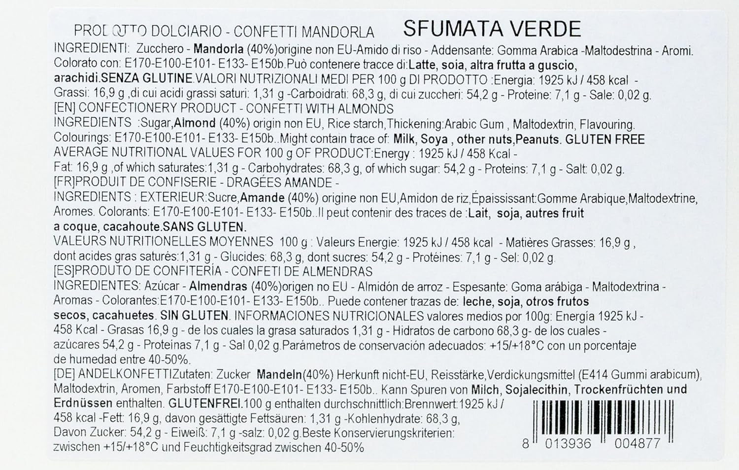 Klasszikus mandula zöldhagymával, 1 db