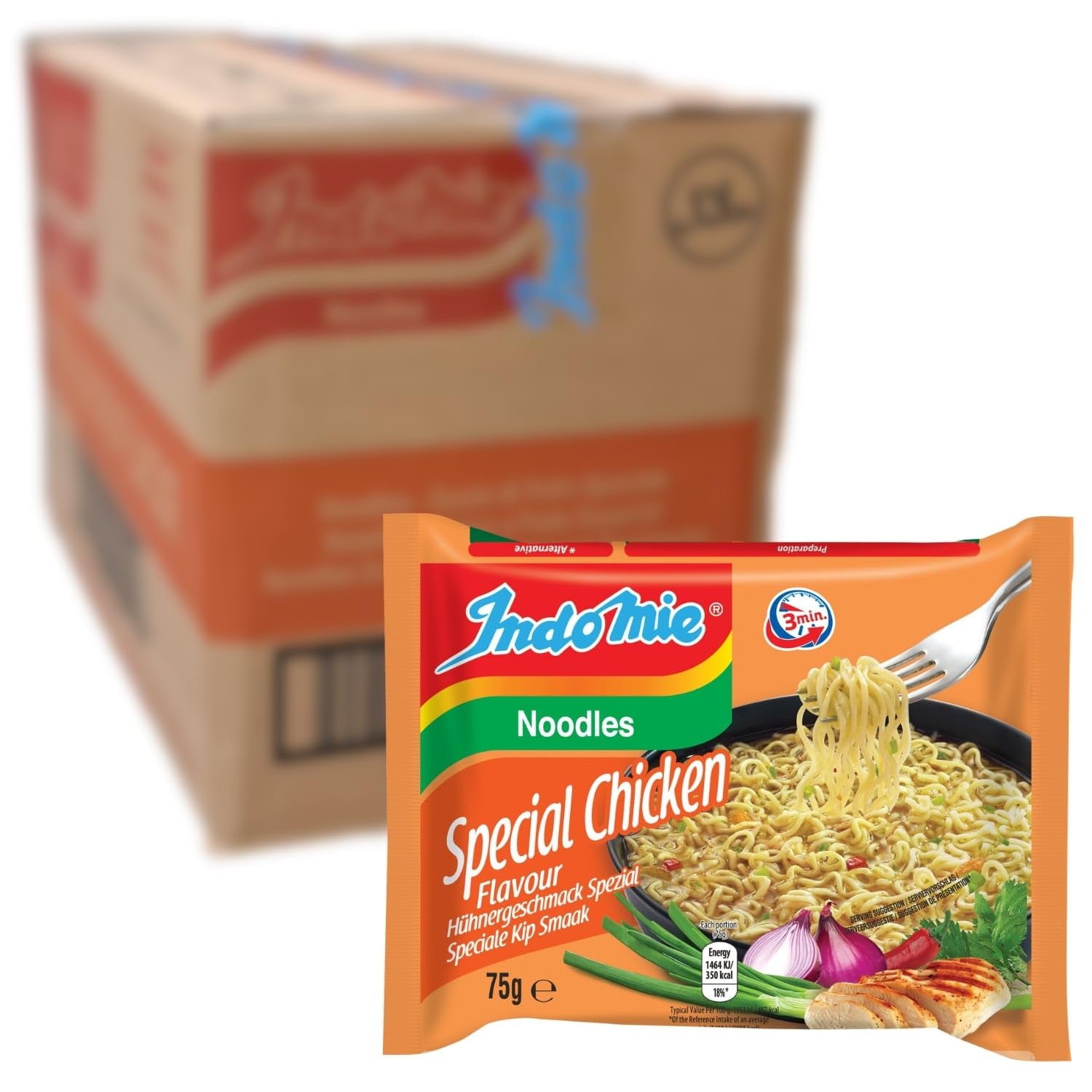 INDOMIE – Instant Mi Goreng tészta – gyűjtőcsomagolás (40 x 80 g)