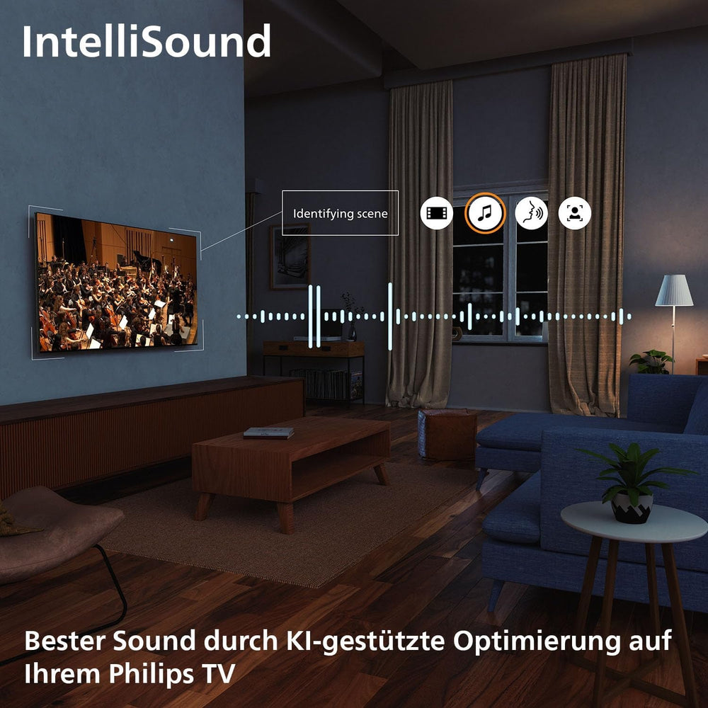 Televizor inteligent LED Philips Ambilight 43PUS8200 4K - ecran de 43 de inci cu Pixel Precise Ultra HD, Titan OS, Dolby Vision și sunet Dolby Atmos