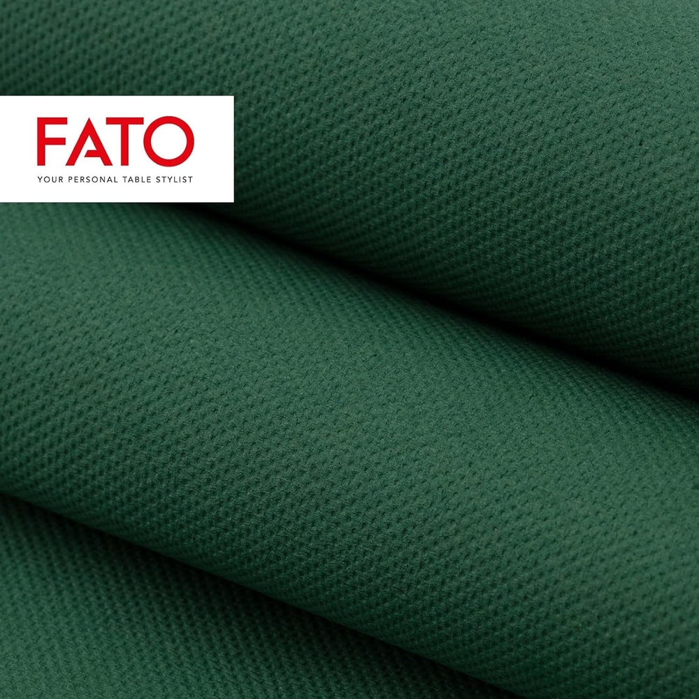 - Șervețele de hârtie de unică folosință, Softness And Softness, pachet de 40 de șervețele, dimensiune 38X38 pliate în 4, 2 straturi, culoare verde pădure, 100% hârtie din celuloză pură, certificate Fsc (pachet cu 2)