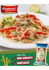 DIAMOND üvegtészta, hosszú üvegtészta, természetesen vegán és gluténmentes - 1 x 250 g