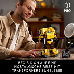 LEGO Icons Transformers darázs, Felnőtt gyűjthető Robot Akciófigura, Filmépítő készlet sci-fi rajongóknak, Autóvá alakítható, Kalandjáték 10338 Építőkészletek Besuche den LEGO-Store