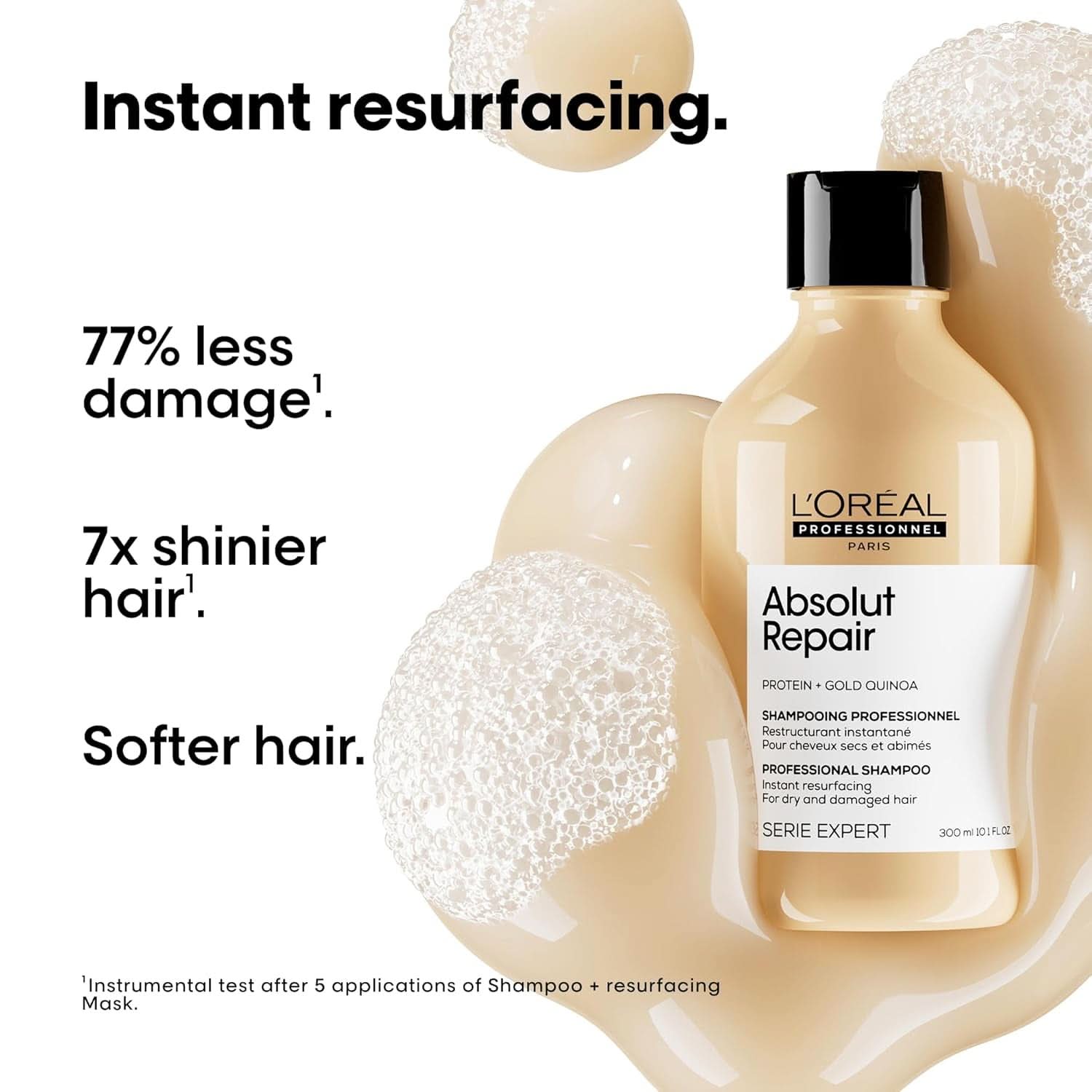 L'OréAl Professionnel Serie Expert Absolut Repair Gold, Quinoa sampon + Protein zuhany és fürdő Naty Shop