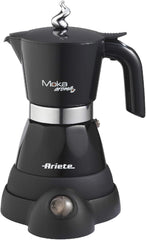 Ariete 1358 Moka Aroma, Espressor electric, 480 W, 2/4 cești de espresso, Negru