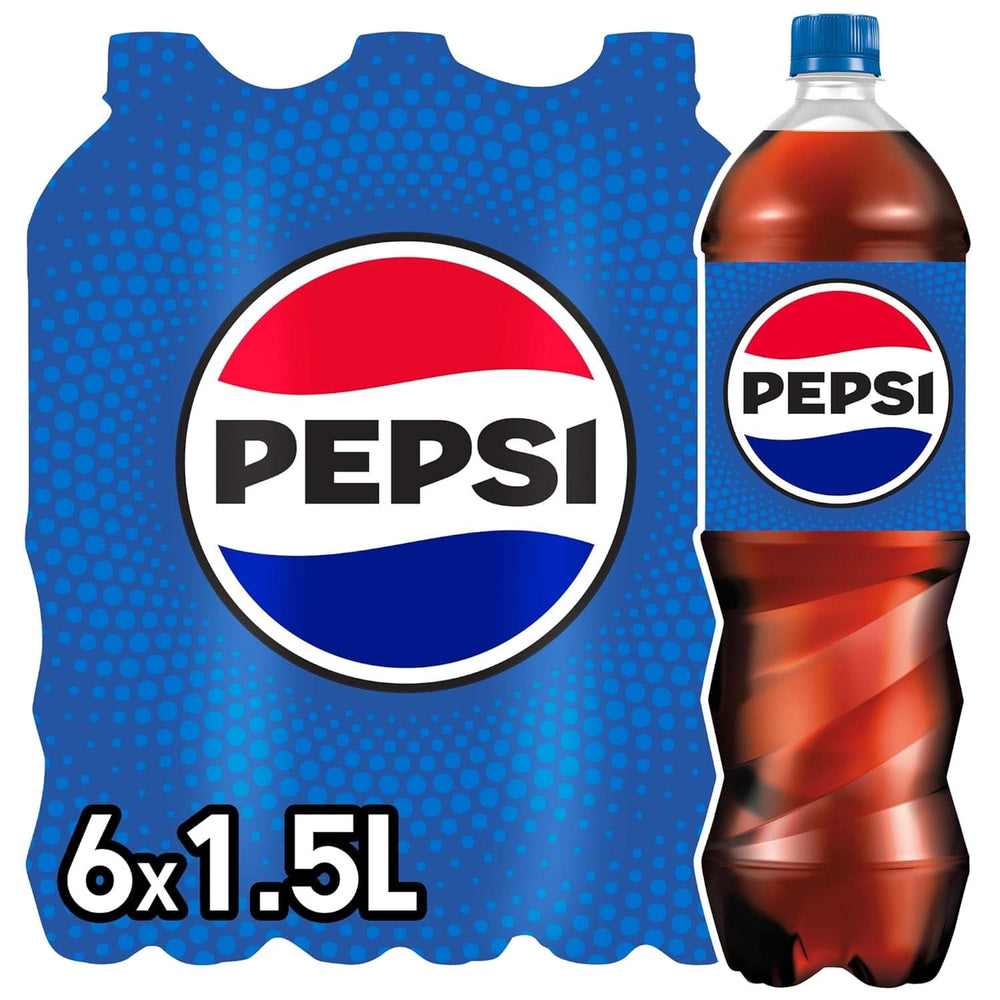 Pepsi Cola, Original, készlet 6 x 1,25 liter Alkoholmentes italok Naty Shop 6 x 1,5 literes Classic Version
