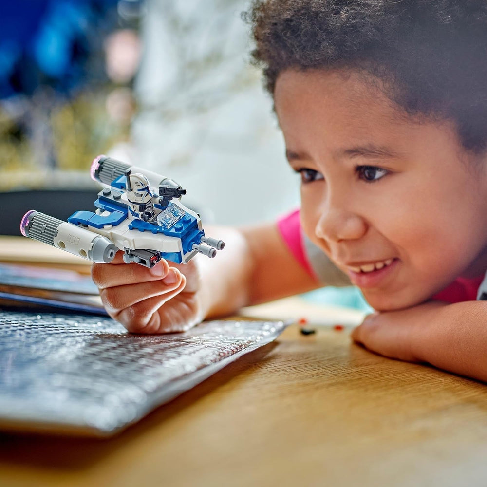 LEGO Star Wars Kapitány Rex Y-szárnyú Microfighter építőkockák gyűjthető csillaghajó ajándékötlet 6 év feletti fiúknak és lányoknak 75391 építőkészlet Besuche den LEGO-Store