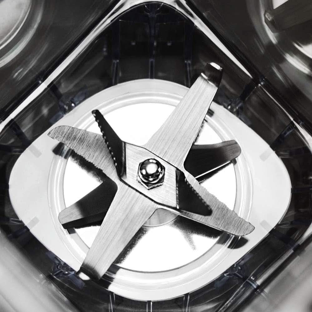 Cecotec Standmixer Power Black Titanium 2000 Pro, 2000 W- Leistung, 8 Mix-Klingen, Schwarz Titan-Beschichtung, 3 Programme, Quadratischer Krug, Bpa-Frei Mama si Copilul Naty Shop