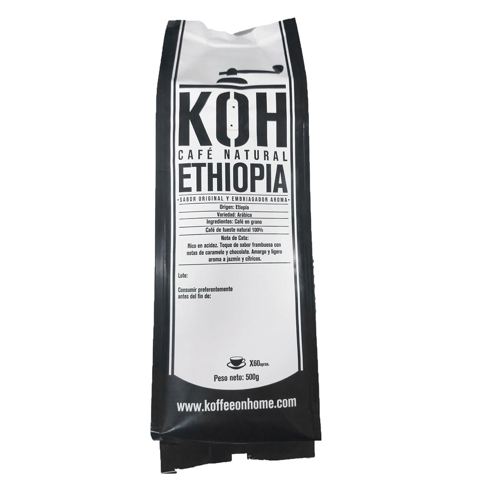 Äthiopien Arabica Kaffeebohnen – Natürliche Röstung – Premium 100 % Arabica – 500 g – Frischer Kaffee von höchster Qualität – ideal für Espresso oder Filter