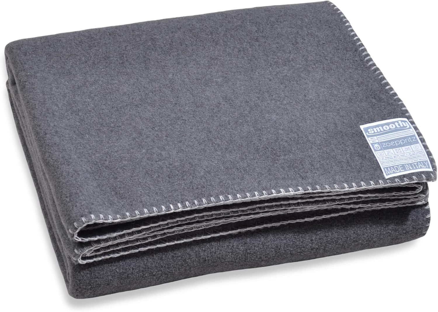 Zoeppritz din 1828 Pătură din fleece Smoothy - Pătură confortabilă pufoasă din fleece polar - Vegan - 140X190Cm - 010 Off-White, 010 Offwhite Paturi si Cuverturi Zoeppritz Since 1828 Gri 140X190Cm