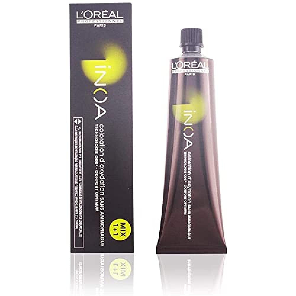 L'Oréal Professionnel INOA Colorație oxidativă fără amoniac 4 maro mediu, 1 pachet, (1x 60 ml)