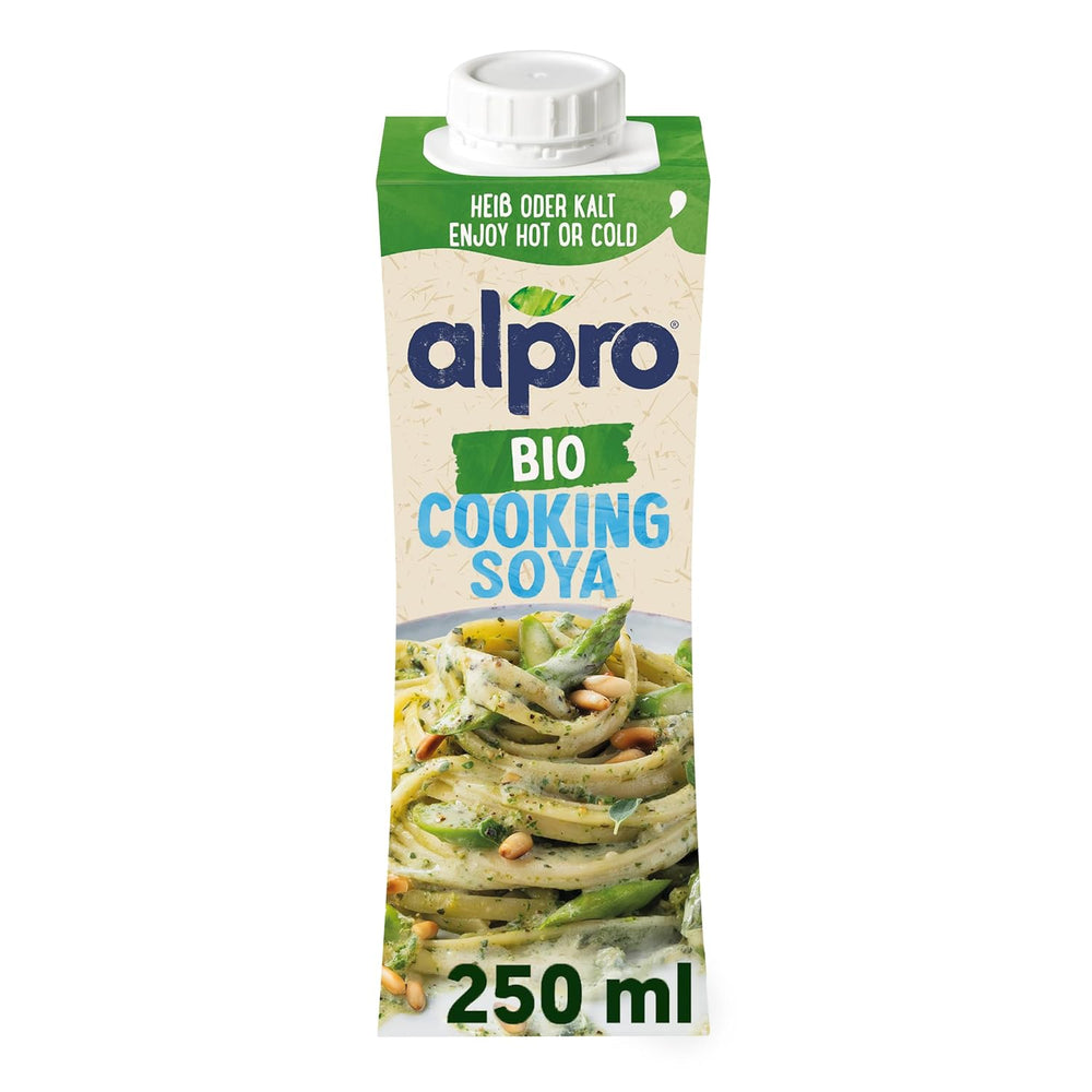 Alpro Bio Cooking Soya – Vegán Bio Kochcreme – 15 x 250 ml