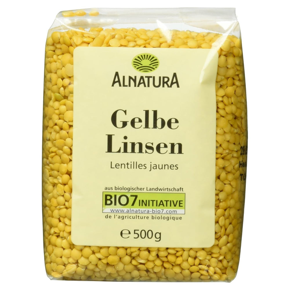 Bio sárga lencse, 500g