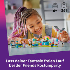 LEGO Friends Kostümparty mit Einhorn und Fee - Spielzeug für Mädchen ab 6 Jahren - Bühne, DJ-Pult, 4 Minipuppen, der Katze Churro und Einer Pferdefigur sowie lustigem Zubehör - Ajándékötlet - 42661