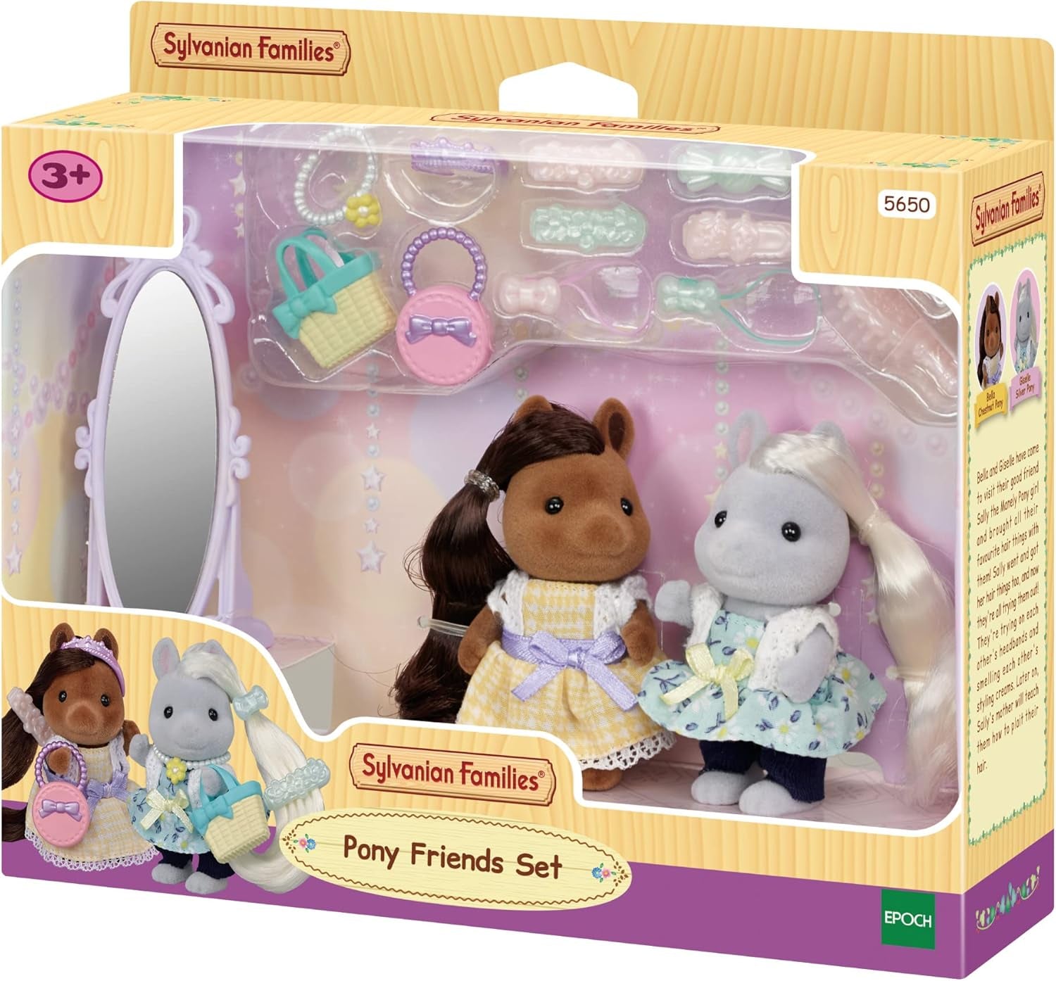 Sylvanian Families 5650 Süße Pony Freunde - Figuren für Puppenhaus