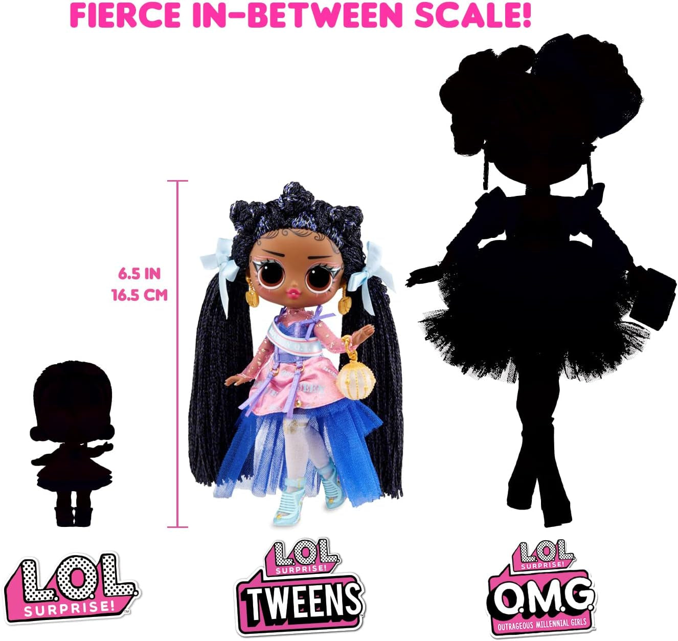 L.O.L. Meglepetés! Tweens Serie 3 Modepuppe – NIA Regal, 15 cm-es nagy Puppe mit Überraschungen Wilde Outfits, Accessoires und mehr Zum Sammeln Tolles Geschenk für Jungen Mädchen ab Jahren, 584087