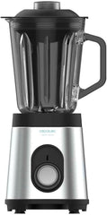 Cecotec Mixer Glas Power Schwarz Titan 1000 INOX. 1000 W, Edelstahlgehäuse, 6-Blatt-Blatt Mit Schwarzer Titanbeschichtung, 1,5-L-Glaskrug, 5 Geschwindigkeiten [Energieeffizienzklasse a +] Kitchen Naty Shop