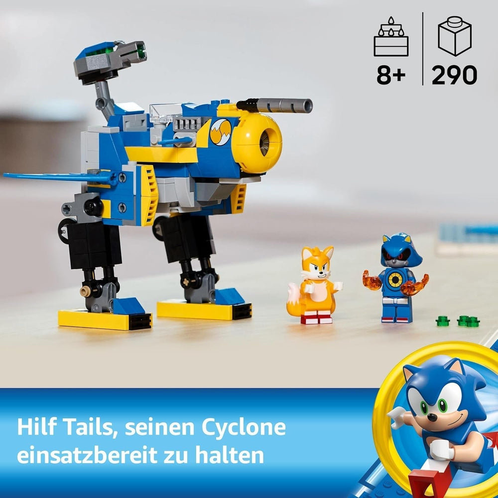 LEGO Sonic the Hedgehog Cyclone vs. Metal Sonic - Mechs gyűjthető játék 2 videojáték minifigurával - Ajándékötlet fiúknak és lányoknak 8 éves kortól és tinédzser játékrajongóknak 77002 Építőkészlet Besuche den LEGO-Store