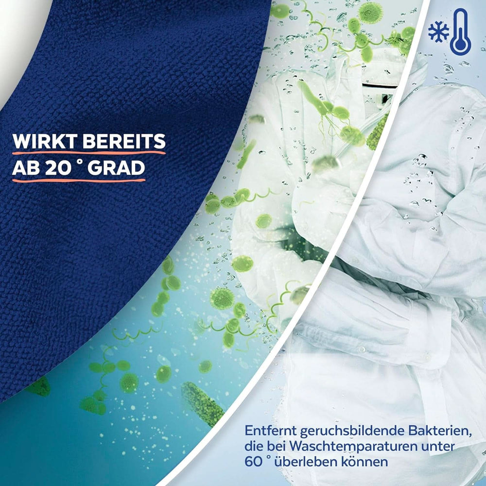 Sagrotan Mosószer a mosodai higiéniához Sky Fresh Refill - fertőtlenítő hatás, a higiénikusan tiszta és friss ruhaneműért Mosószerek Naty Shop