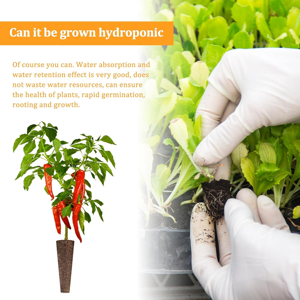 50 db hidroponikus termesztőszivacs, hidroponikus palántaszivacs, gyökértenyésztő szivacsdugó, különféle bimbófajtákhoz, mint például paradicsom, eper, menta