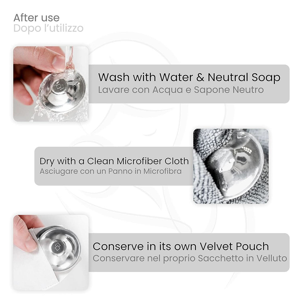 Silvercups Silberhütchen, Stillhütchen Aus Silber, Schützt Und Beruhigt Bei Wunden und Empfindlichen Brustwarzen, Nickelfrei (normál) Naty Shop