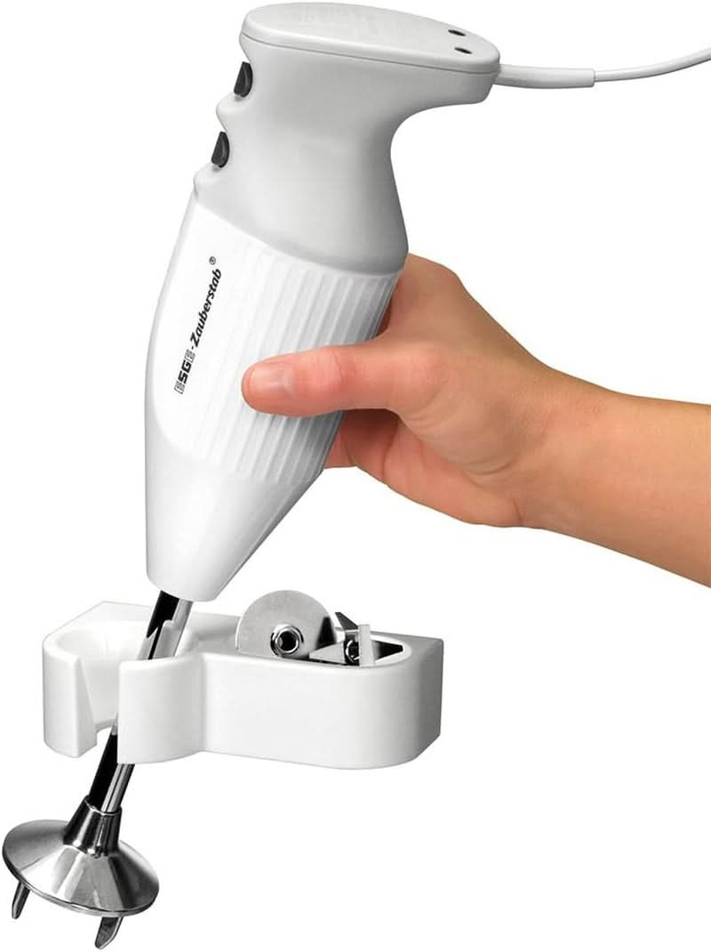 Esge-Zauberstab M 122 S, Stabmixer Weiß, Mit Zubehör, Bis 14 000 U/min, 90310 Kitchen Naty Shop