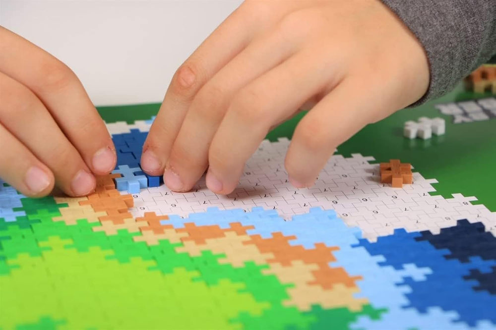 PLUSZ PLUSZ Earth Block Puzzle 800 db Globe, Erde