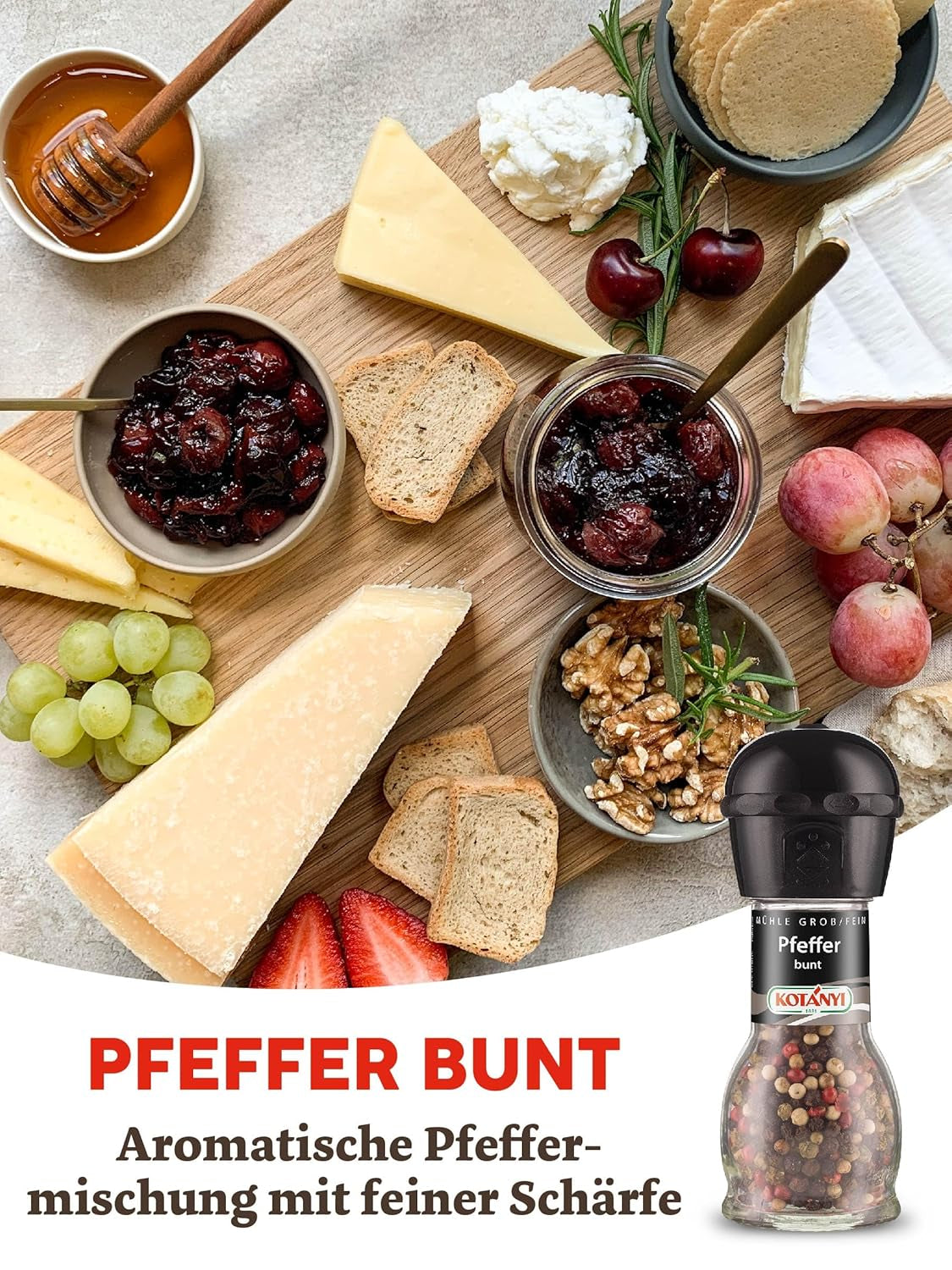 Kotanyi Pfeffer Mühle, zsemle (1 x 35 g)