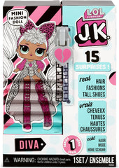 LOL Surprise JK Mini-Modepuppe - 15 meglepetés, felszerelés és kiegészítők - Ab 6 Jahren - Sammlerstück - Diva