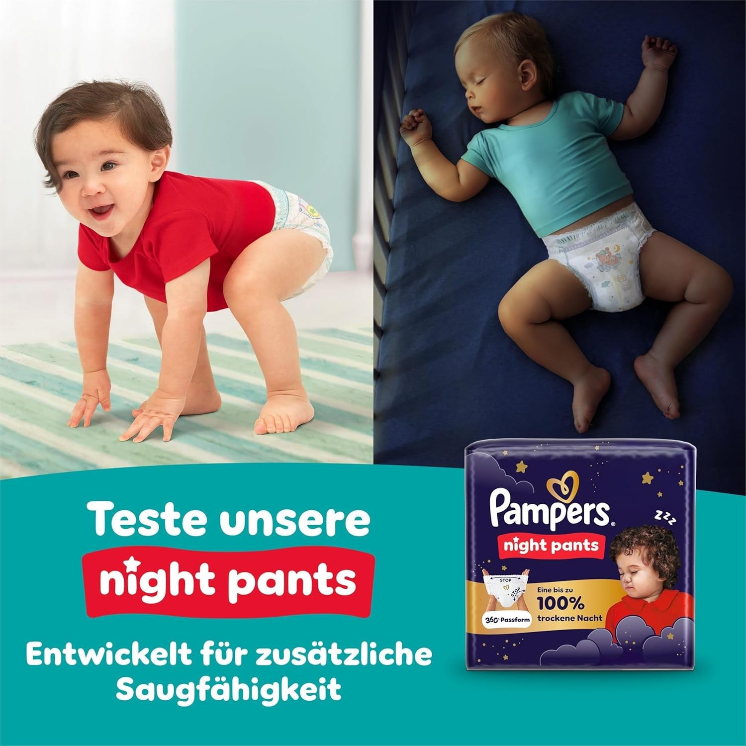 Pampers Baby-Dry Pants Größe 5, 160 Stück, 11kg-17kg, 360° auslaufsichere Nappali és éjszakai használatra