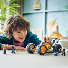 LEGO NINJAGO Arin nindzsa terepbuggyja, nindzsa játék autóval, sárkány és 4 minifigura, buggy modell kalandkészlet gyerekeknek, születésnapi ajándék fiúknak és lányoknak 7 éves 71811 építőkészletek Beuche den LEGO-Store