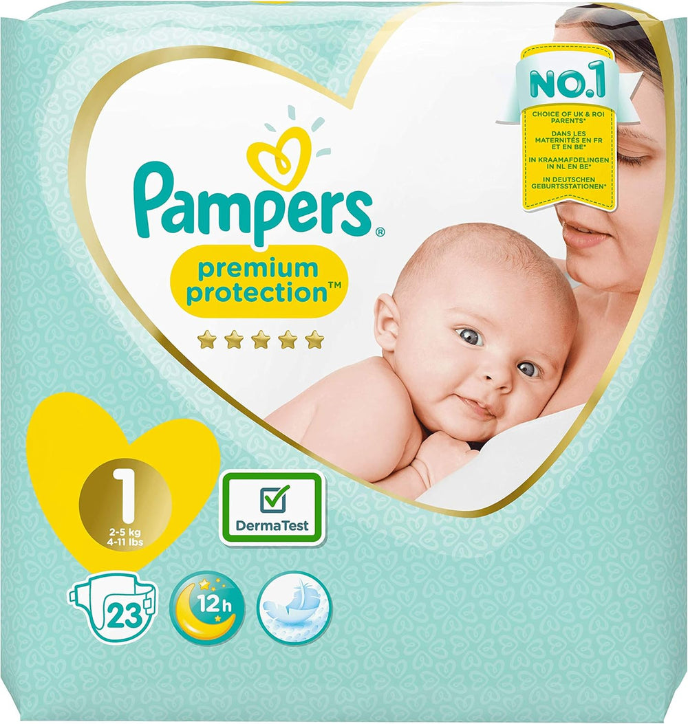 Pampers Premium Protection New Baby pelenka, 1-es méret (újszülött), 22 db