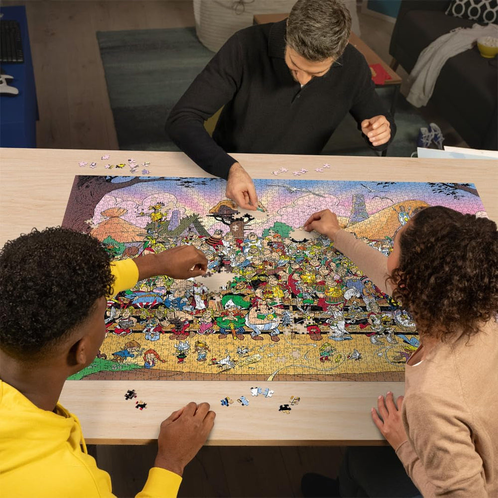 Ravensburger - Rejtvény felnőtteknek - 3000 darabos puzzle - Asterix Universe - Felnőttek és gyerekek 14 éves kortól - Kiváló minőségű, Európában készült puzzle - Képregényfigurák - 14981 Puzzle Naty Shop