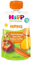 Hipp Apples Mango Édesburgonya sárgarépa - Bennie Bock, 6 db-os (6 x 100 G) csomag Anya és Gyermek Naty Shop