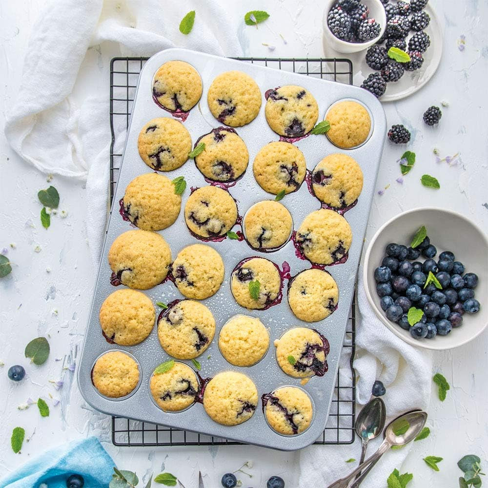 0070035 HÁTFORMÁJA 24 MINI MUFFINHOZ 38,5 X 26 X 2 H CM Sütőformák és tálcák Naty Shop