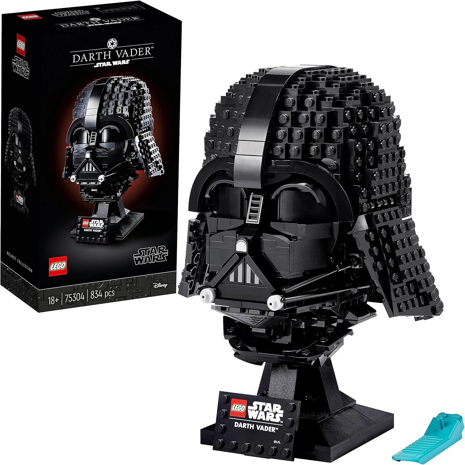 LEGO Star Wars Darth Vader sisaképítő készlet felnőtteknek, ajándékötlet férfiaknak, nőknek, neki, gyűjteménymodell építéshez és bemutatáshoz 75304 építőkészlet Besuche den LEGO-Store Singur