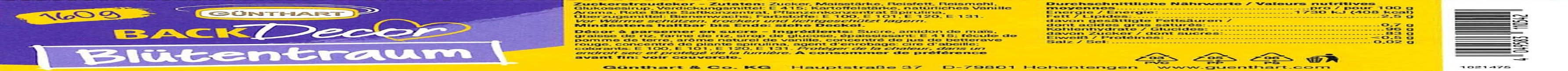 Günthart, permetező, 160 grammos Naty Shop